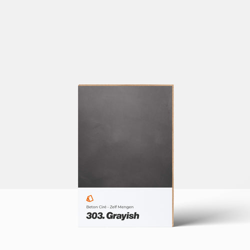 Beton Ciré kleurstaal | Zelf Mengen: 303. Grayish