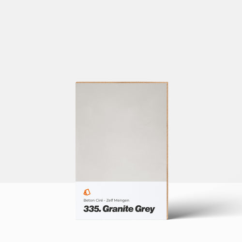 Beton Ciré kleurstaal | Zelf Mengen: 335. Granite Grey