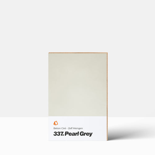 Beton Ciré kleurstaal | Zelf Mengen: 337. Pearl Grey