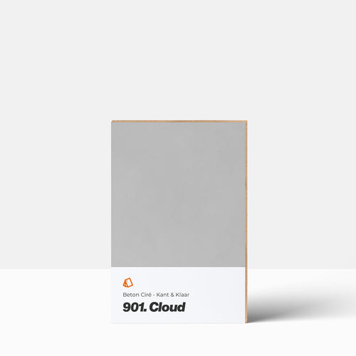 Beton Ciré kleurstaal | Kant & Klaar: 901. Cloud