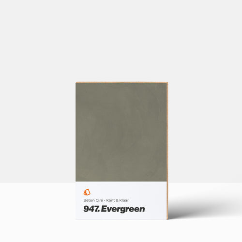 Beton Ciré kleurstaal | Kant & Klaar: 947. Evergreen