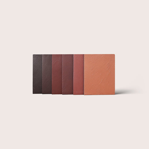 Beton Ciré kleurstalenbundel | Kant & Klaar: Sunset (rood)
