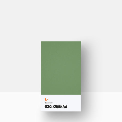Betonverf kleurstaal | 630. Olijfklei