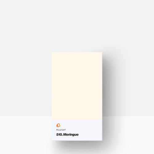 Muurverf kleurstaal | Mat: 510. Meringue