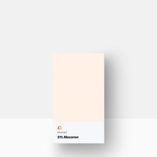 Muurverf kleurstaal | Mat: 511. Macaron