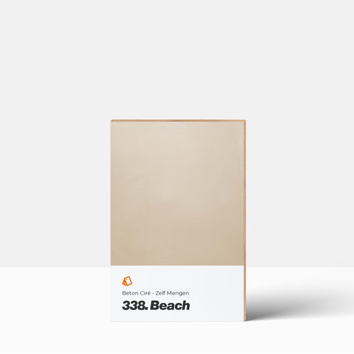 Beton Ciré kleurstaal | Zelf Mengen: 338. Beach