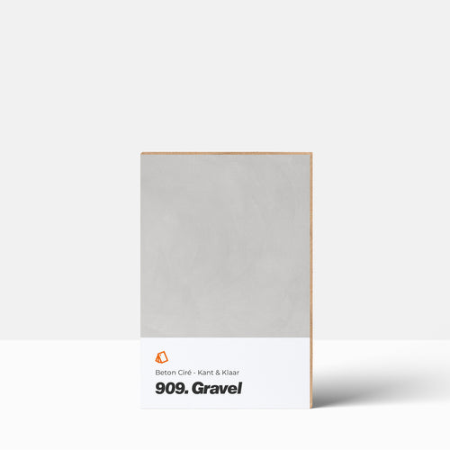 Beton Ciré kleurstaal | Kant & Klaar: 909. Gravel
