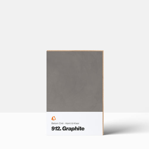 Beton Ciré kleurstaal | Kant & Klaar: 912. Graphite