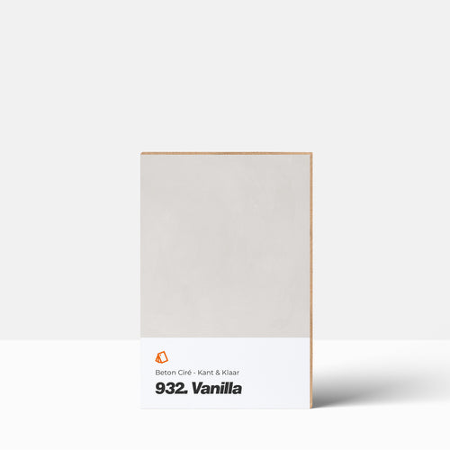 Beton Ciré kleurstaal | Kant & Klaar: 932. Vanilla