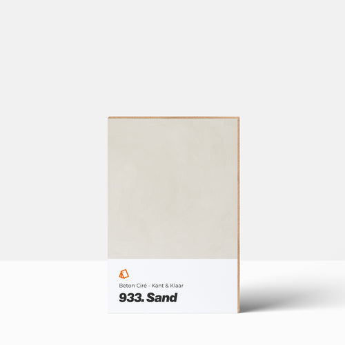 Beton Ciré kleurstaal | Kant & Klaar: 933. Sand
