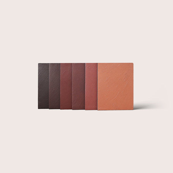 Beton Ciré kleurstalenbundel | Kant & Klaar: Sunset (rood)