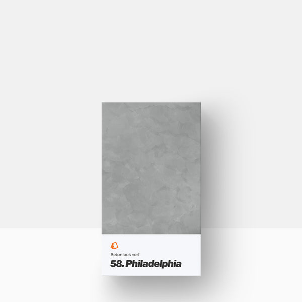 Betonlook verf kleurstaal | 58. Philadelphia Betonstunter