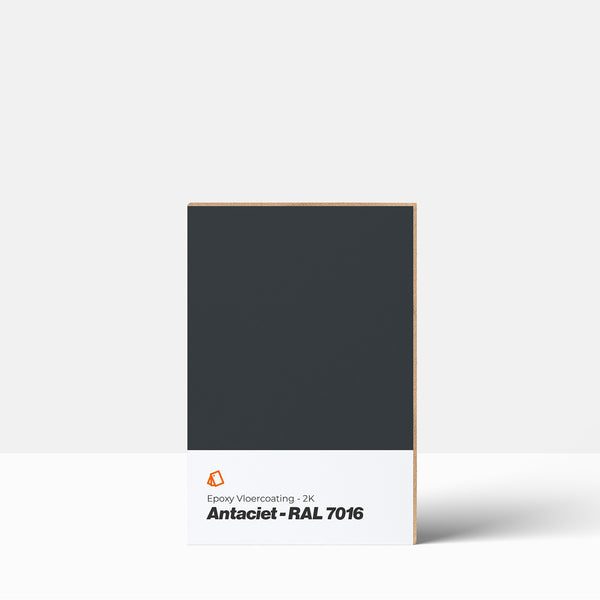 Epoxy Vloercoating kleurstaal | 2K: Antraciet / RAL 7016