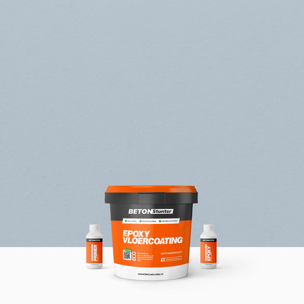 Epoxy Vloercoating proefpakket | 2K: Middelblauw