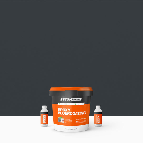Epoxy Vloercoating proefpakket | 2K: Antraciet / RAL 7016