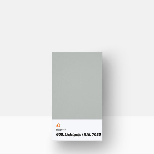 Betonverf kleurstaal | 605. Lichtgrijs / RAL 7035