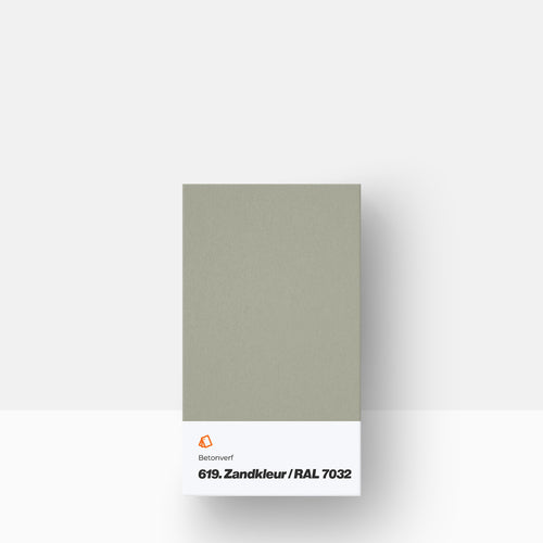 Betonverf kleurstaal | 619. Zandkleur / RAL 7032
