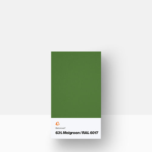 Betonverf kleurstaal | 631. Meigroen / RAL 6017