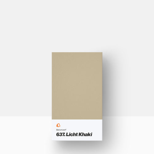 Betonverf kleurstaal | 637. Licht Khaki
