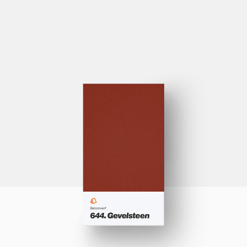 Betonverf kleurstaal | 644. Gevelsteen