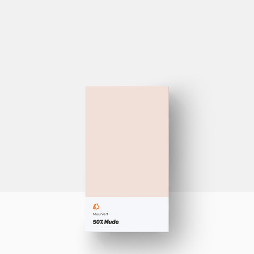 Muurverf kleurstaal | Mat: 507. Nude