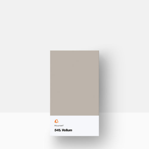 Muurverf kleurstaal | Mat: 545. Vellum
