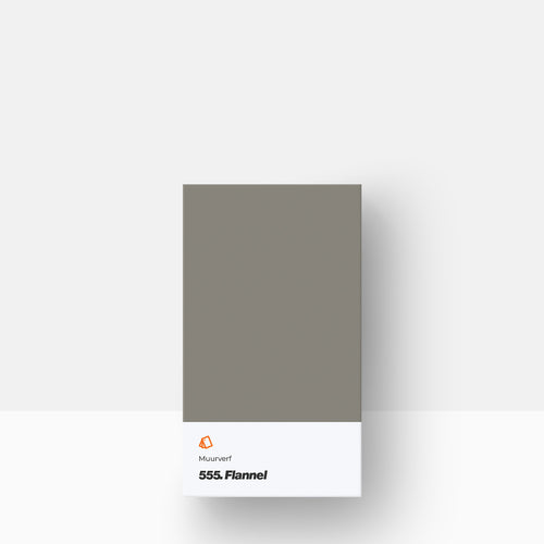 Muurverf kleurstaal | Mat: 555. Flannel