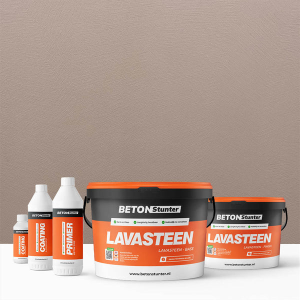 Lavasteen Gietvloer Pakket | 129 Husk