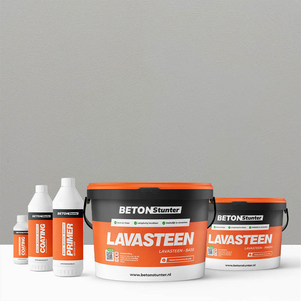 Lavasteen Gietvloer Pakket | 134 Steel