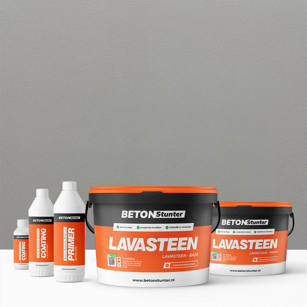 Lavasteen Gietvloer Pakket | 136 Graphite